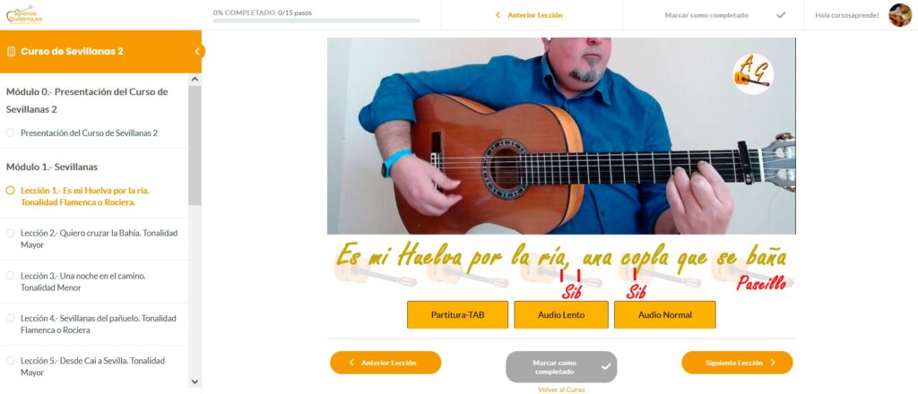 Curso de Sevillanas 2